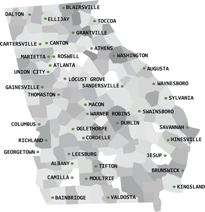 georgia map