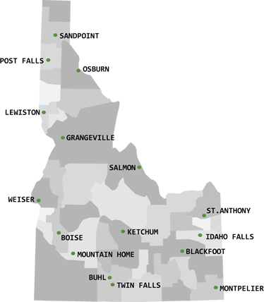idaho map