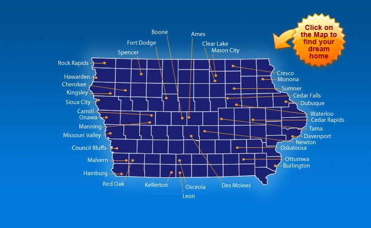 iowa map