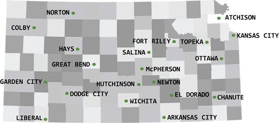 kansas map
