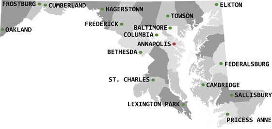maryland map