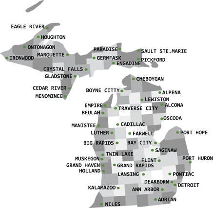michigan map