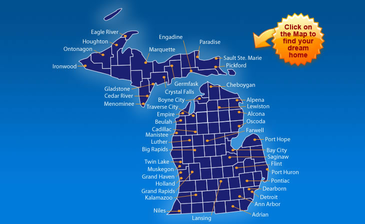 michigan map