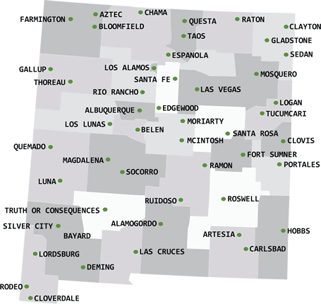 new-mexico map