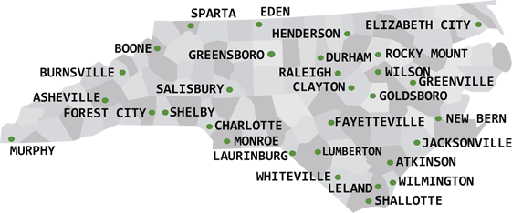 north-carolina map