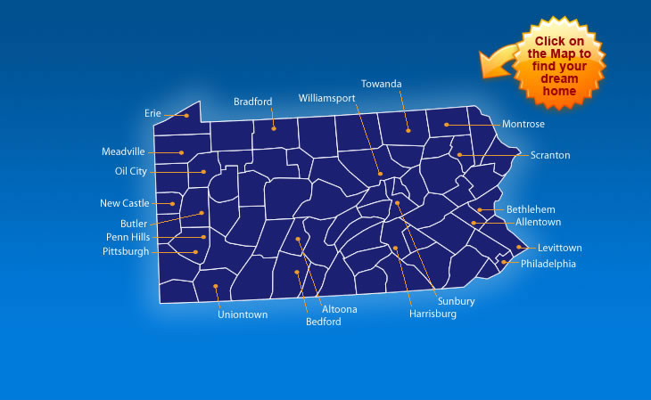 pennsylvania map