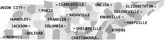 tennessee map
