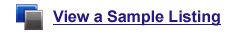 View Sample Listing