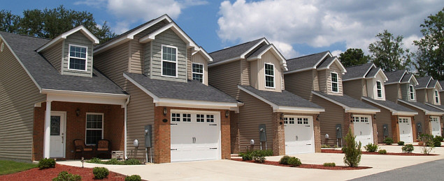 A Group of Townhomes