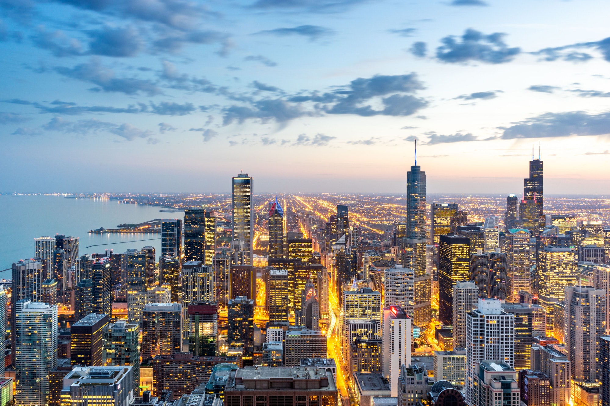 Skyline of Chicago, United States